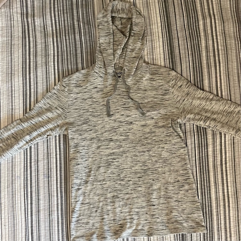 grey lightweight hoodie L